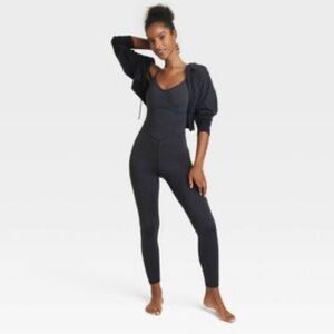 JoyLab Black Corset Bodysuit Activewear